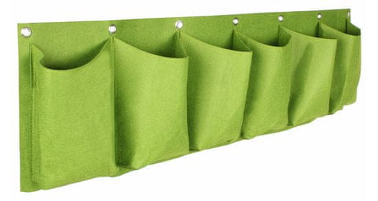 Merco Viseči tekstilni sadilnik, zelene barve, 1 kos