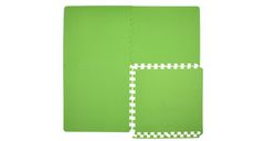 Merco Barvne puzzle - blazina za fitnes zelena, 4 kosi