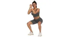 Merco Yoga Sporty kratke športne hlače sive barve, M