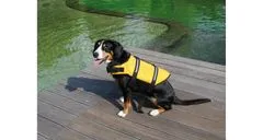 Merco Dog Swimmer plavalni jopič za pse, rumena, S