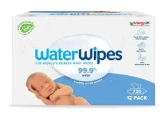 WaterWipes 12x Vlažilni robčki brez plastike 60 kosov ( 720 kosov )