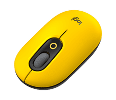 Logitech POP Mouse miška, z emoji, Bluetooth, rumena (910-006546)