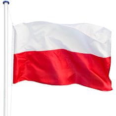 tectake Aluminijasti drog za zastavo Poljska