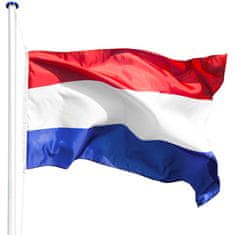tectake Aluminijasti drog za zastavo Nizozemska