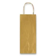 Darilna vrečka Allegra 140 x 85 x 390 mm, za steklenico zlata, steklenica