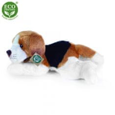 Rappa Plišasti pes Beagle leži 30 cm EKOLOŠKO PRIJAZNO