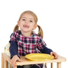 tectake Visoki otroški stol Rumena