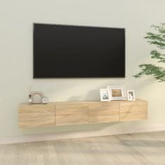 Vidaxl TV omarica 2 kosa sonoma hrast 100x30x30 cm konstruiran les