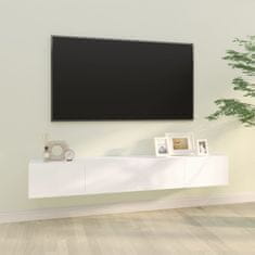 Vidaxl TV omarica 2 kosa bela 100x30x30 cm konstruiran les