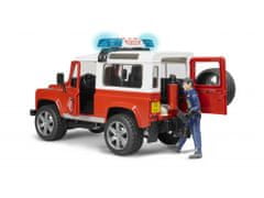 Bruder Land Rover gasilski avto s figurico