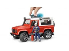 Bruder Land Rover gasilski avto s figurico