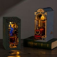 Robotime Miniaturno knjižno stojalo za hišo Magic Station