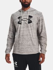 Under Armour Pulover UA Rival Terry Logo Hoodie-WHT XL