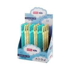 EASY Kids WAY Gumijasto pisalo, modro polnilo, 0,5 mm, 24 kosov v pakiranju, modro-rumeno