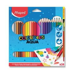 Barvice Color'Peps Aqua 24 barv + čopič