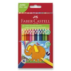 Faber-Castell Pastelke Extra Jumbo 24 barv