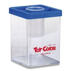 Toy Color prozorna posoda za vodo s pokrovom, mešanica barv