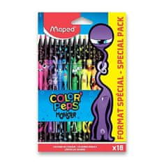 Maped Crayons Color´ Peps Monster 18 kosov