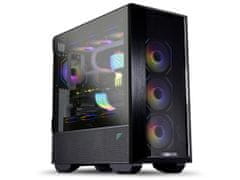 Lian Li Lancool III Mesh RGB Midi-Tower računalniško ohišje, ATX, kaljeno steklo, črno (Lancool III RGB Black)