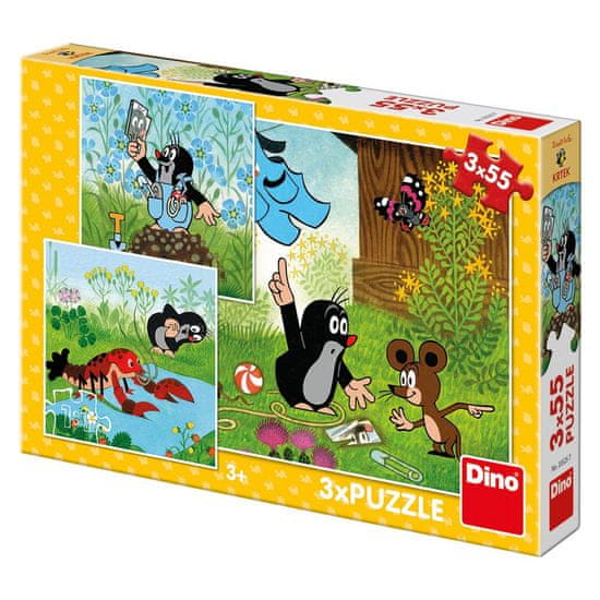 Dino RAT AND THE HATS 3x55 Puzzle