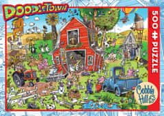 Cobble Hill Puzzle DoodleTown: Nora kmetija 500 kosov