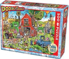 Cobble Hill Puzzle DoodleTown: Nora kmetija 500 kosov