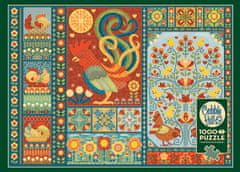 Cobble Hill Puzzle Vezena odeja: Scandi Chicken 1000 kosov