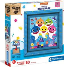 Clementoni Puzzle Frame Me Up Baby Shark 60 kosov