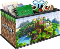 Ravensburger Puzzle 3D škatla za shranjevanje Minecraft 216 kosov