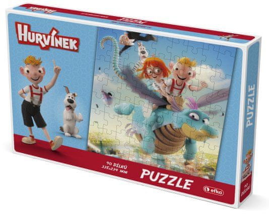 EFKO Puzzle Hurvínek in čarobni muzej: 90 kosov