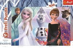 Trefl Puzzle Frozen 2 - Začarana dežela / 100 kosov