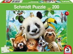 Schmidt Puzzle Zabava z živalmi 200 kosov