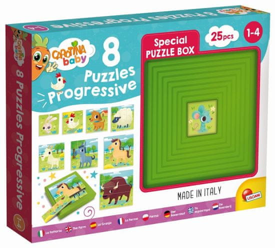 Lisciani CAROTINA BABY 8 PUZZLE - Kmetija