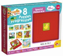 Lisciani CAROTINA BABY 8 PUZZLE - Živali