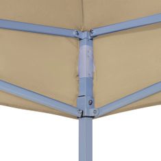 Vidaxl Streha za vrtni šotor 6x3 m bež 270 g/m2