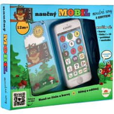 Teddies Baby mobile modre sove z ovitkom