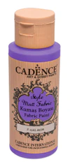 Cadence Style Mat barva za tekstil - vijolična / 50 ml