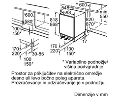 Bosch KUR15AFF0 podvgradni hladilnik