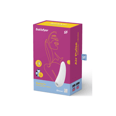 Satisfyer Curvy 1+ beli vibrator za stimulacijo klitorisa