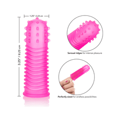 CalExotics Intimna igra Finger Tingler Pink - Roza