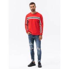 OMBRE Moški pulover MATT rdeč MDN120110 S