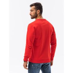 OMBRE Moški pulover MATT rdeč MDN120110 S