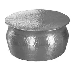 Bruxxi Kavna mizica Guza, 60 cm, srebrna