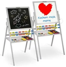 ACTIVESHOP Ricokids magnetna vrtljiva tabla - siva