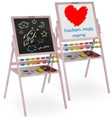 ACTIVESHOP Ricokids magnetna vrtljiva tabla - roza