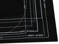 Aga Podloga za sestavljanke 118x79cm Črna