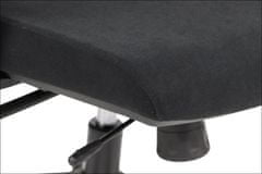STEMA Vrtljivi pisarniški stol HAGER. Najlonska podlaga. Črna/siva.