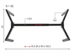 STEMA NY-L01 črna, h=42 cm