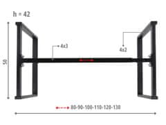 STEMA NY-L03 črna, v-42 cm