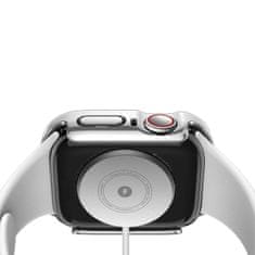 Dux Ducis Hamo ovitek z zaščitnim steklom za Apple Watch 4/5/6/SE 40mm, srebro